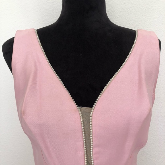 VTG 70’s Silk Dress - Picture 4 of 14